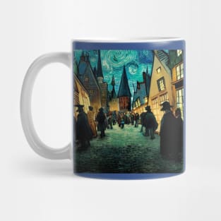 Starry Night in Diagon Alley Mug